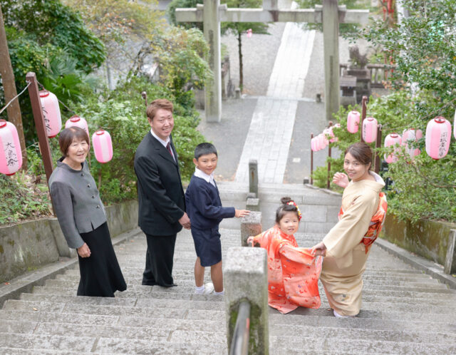 住吉神社さんでの七五三撮影【青梅市の出張撮影は実績と信頼のフォトスタジオ青梅へ】